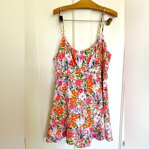 Love Tree Floral Romper